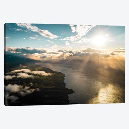 Maui From Above Canvas Print #LCS55} by Lucas Moore Canvas Art Print