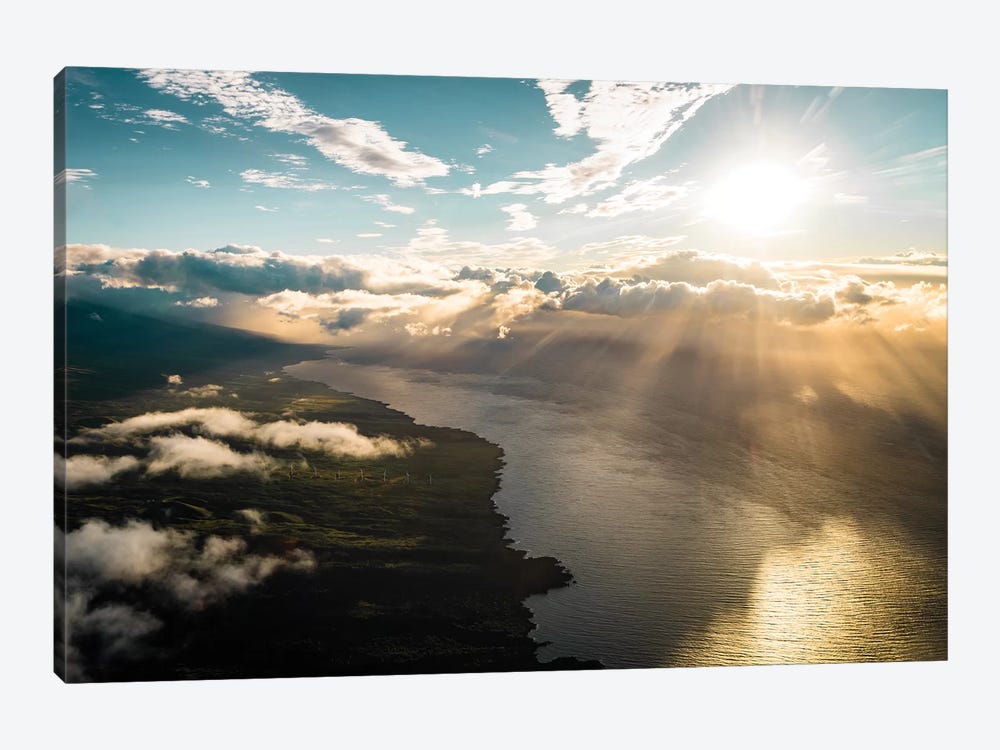 Maui From Above by Lucas Moore 1-piece Canvas Print