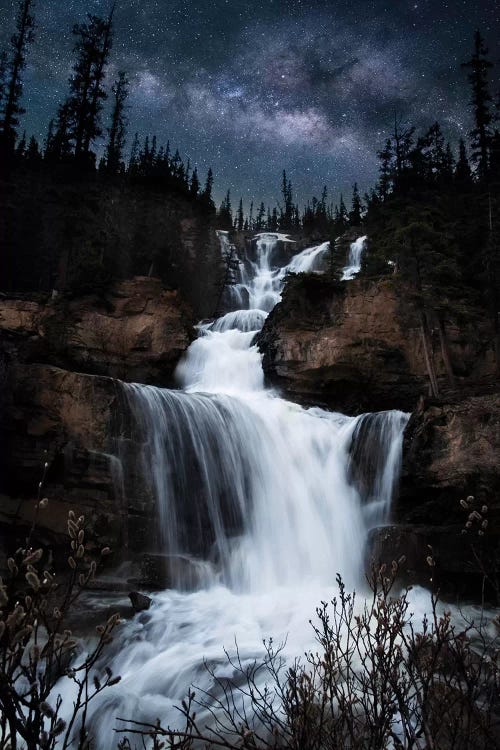 Milky Way Waterfall by Lucas Moore wall art