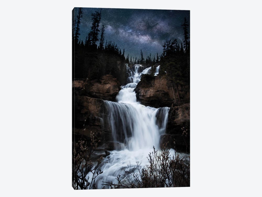 Milky Way Waterfall 1-piece Art Print