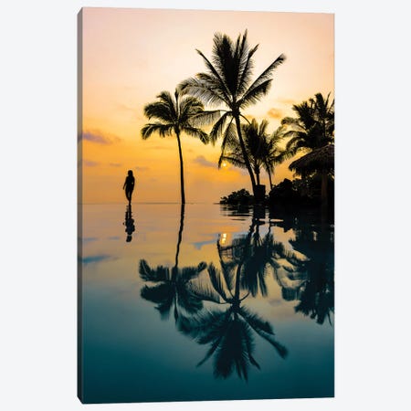 Relaxation Sunset Canvas Print #LCS78} by Lucas Moore Canvas Art
