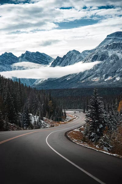 Lucas Moore: Snowy Drive by Lucas Moore