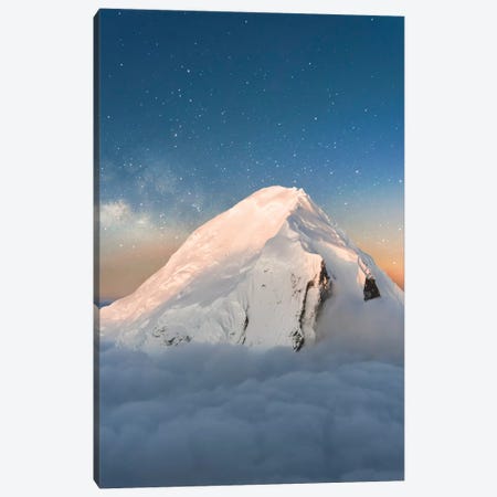 Starry Peak Canvas Print #LCS89} by Lucas Moore Canvas Art Print