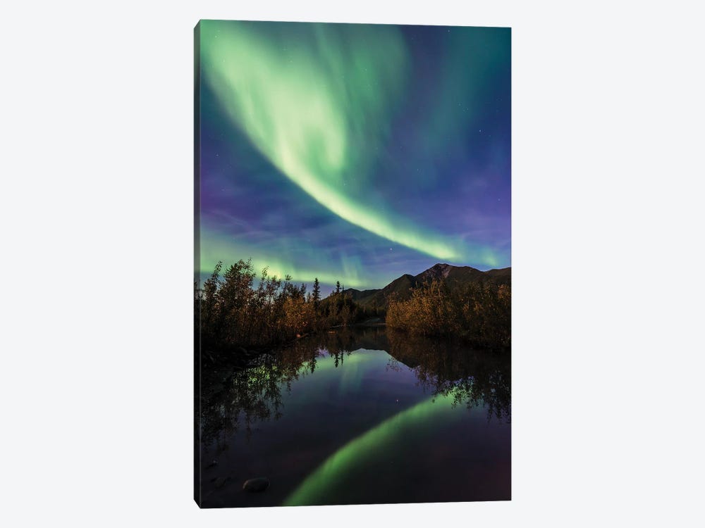 Aurora Reflections by Lucas Moore 1-piece Canvas Print
