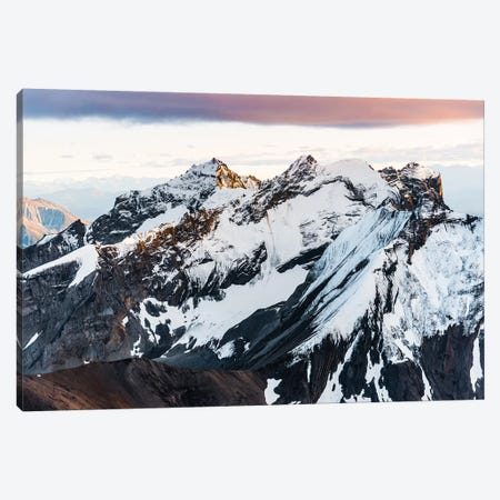 Sunset Peaks Canvas Print #LCS93} by Lucas Moore Canvas Art