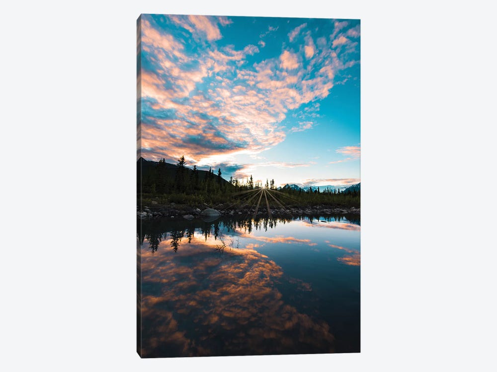Sunset Reflection by Lucas Moore 1-piece Canvas Wall Art