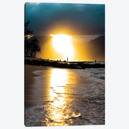 Tropical Sunset Canvas Print #LCS99} by Lucas Moore Canvas Wall Art