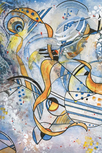 Abstract Woman by Liz Covington canvas print