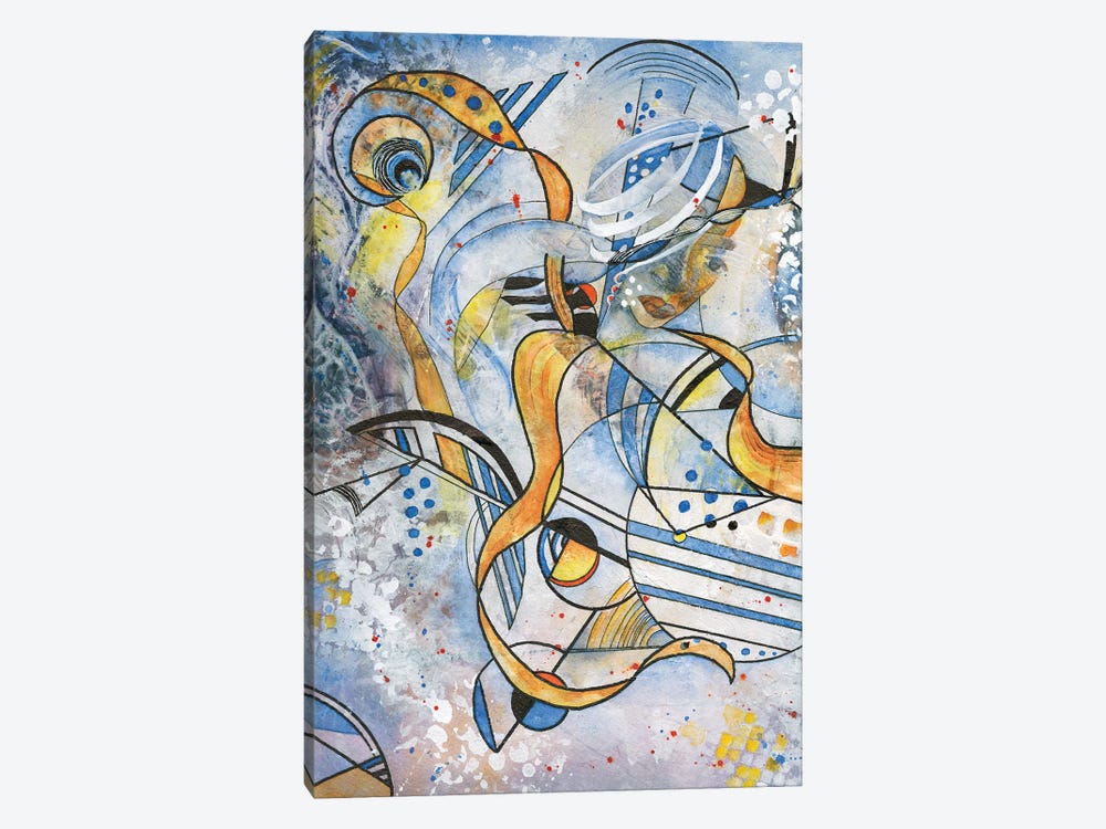 Abstract Woman by Liz Covington 1-piece Canvas Print
