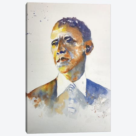 Barack Canvas Print #LCV164} by Liz Covington Canvas Art Print