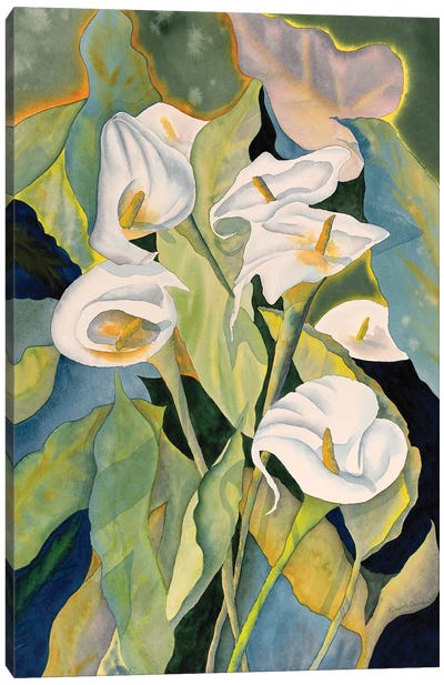 Callas Canvas Art Print - Similar to Georgia O'Keeffe