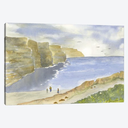 Cliffs Of Moher Canvas Print #LCV173} by Liz Covington Art Print
