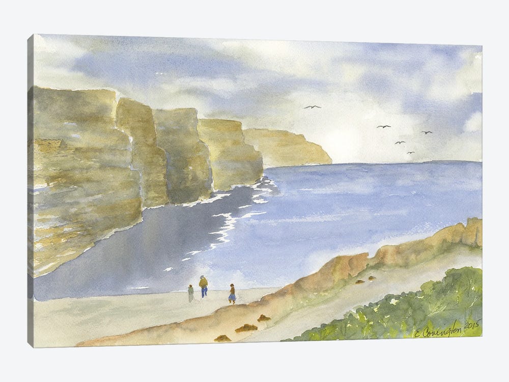 Cliffs Of Moher by Liz Covington 1-piece Canvas Art