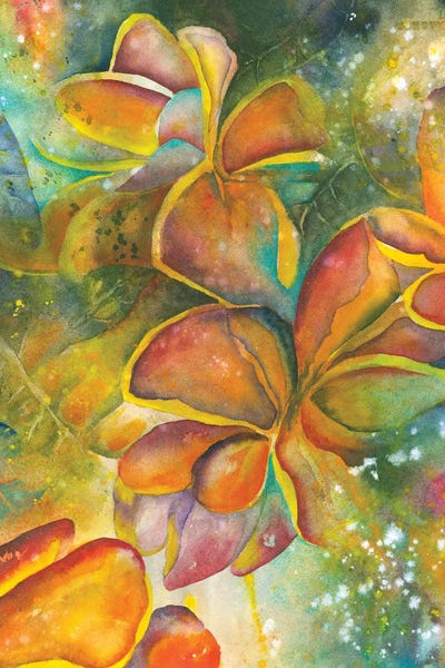 Liz Covington: Dancing With Plumeria by Liz Covington