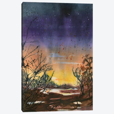 Desert Evening Canvas Print #LCV181} by Liz Covington Canvas Artwork
