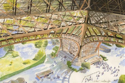 Eiffel by Liz Covington canvas print