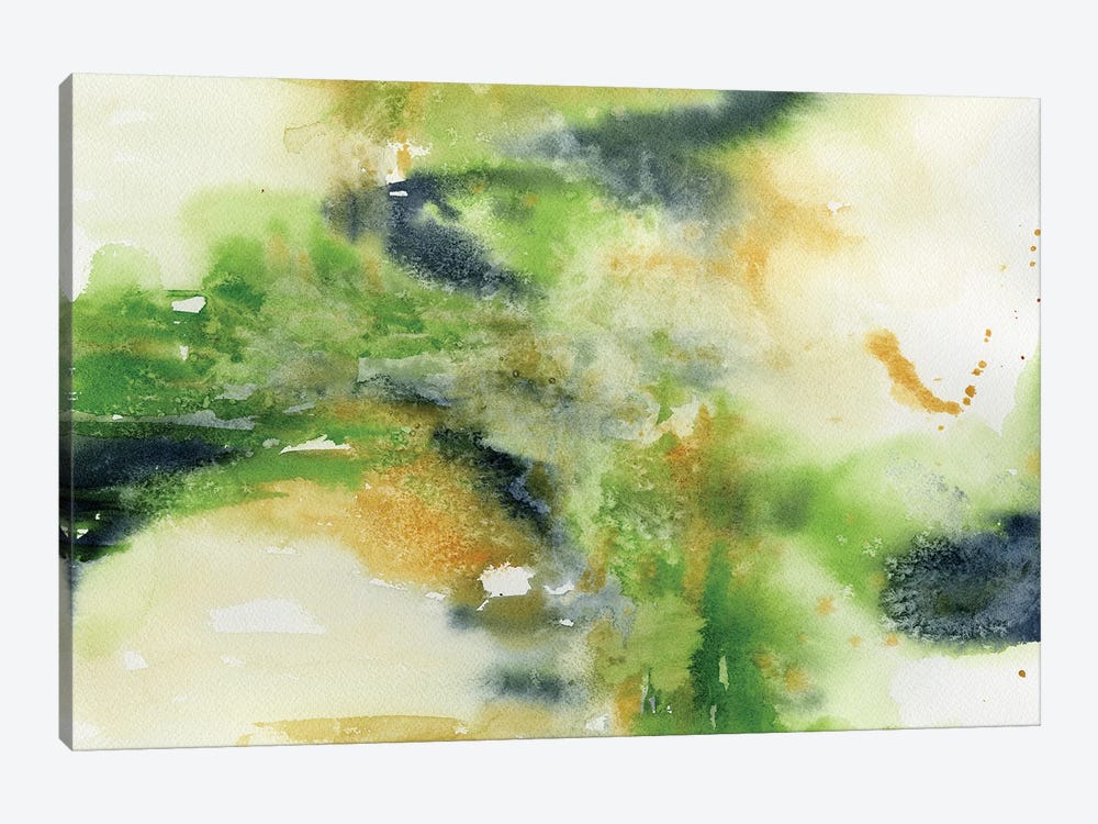 Green Abstract by Liz Covington 1-piece Art Print