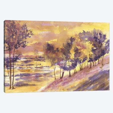 Hillside Trees Canvas Print #LCV205} by Liz Covington Canvas Wall Art