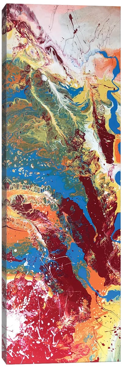 Homies II Canvas Art Print - Similar to Jackson Pollock
