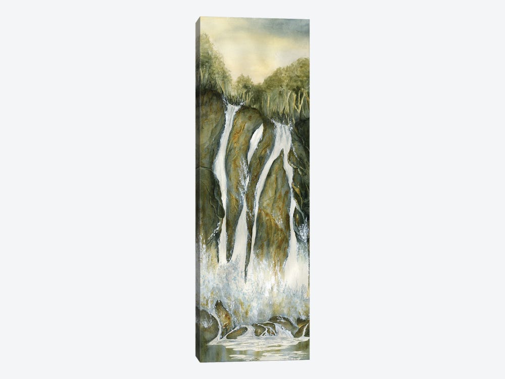 Mountain Waterfall by Liz Covington 1-piece Canvas Wall Art