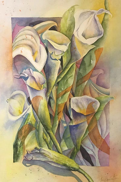 My Favorites by Liz Covington framed canvas print