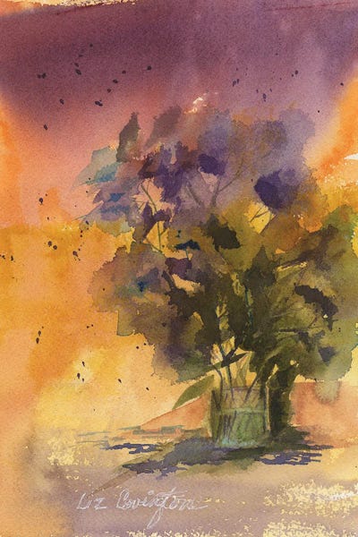 Liz Covington: Pansies by Liz Covington