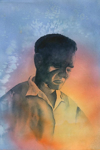 Pensive II by Liz Covington gallery poster