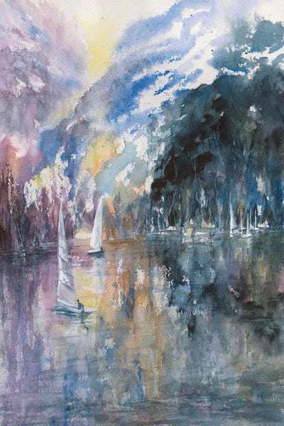 Serene Watercolors: Sierra Vista by Liz Covington