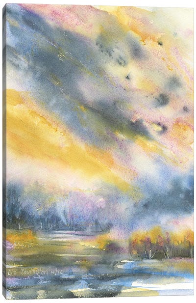 Stormy Sky Canvas Art Print - Liz Covington