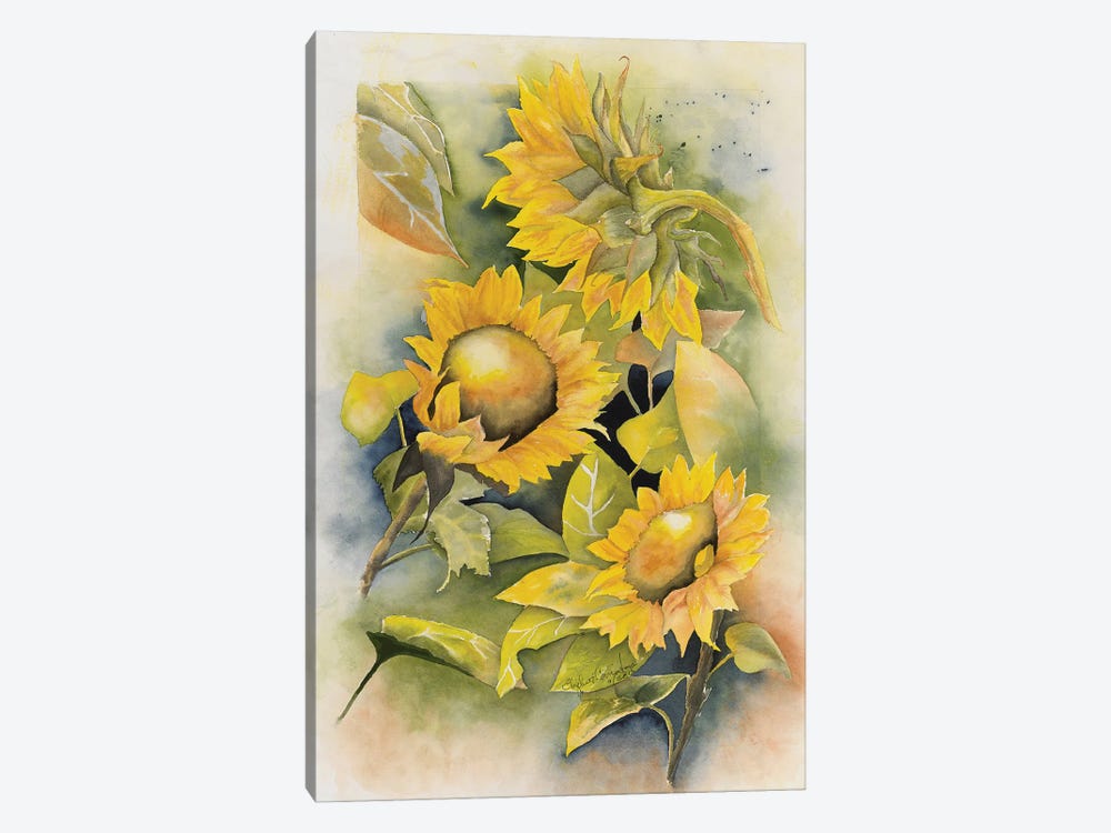 Sunflowers by Liz Covington 1-piece Canvas Art