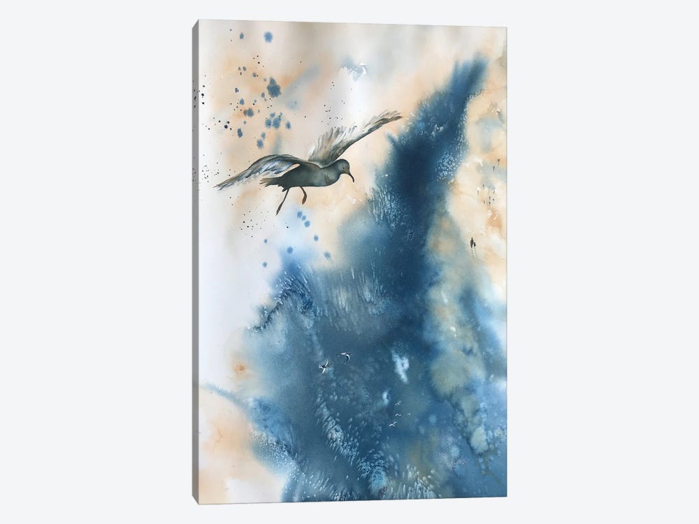 Turbulent Sea by Liz Covington 1-piece Art Print