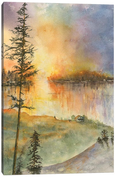 Turner Fire Canvas Art Print - Liz Covington