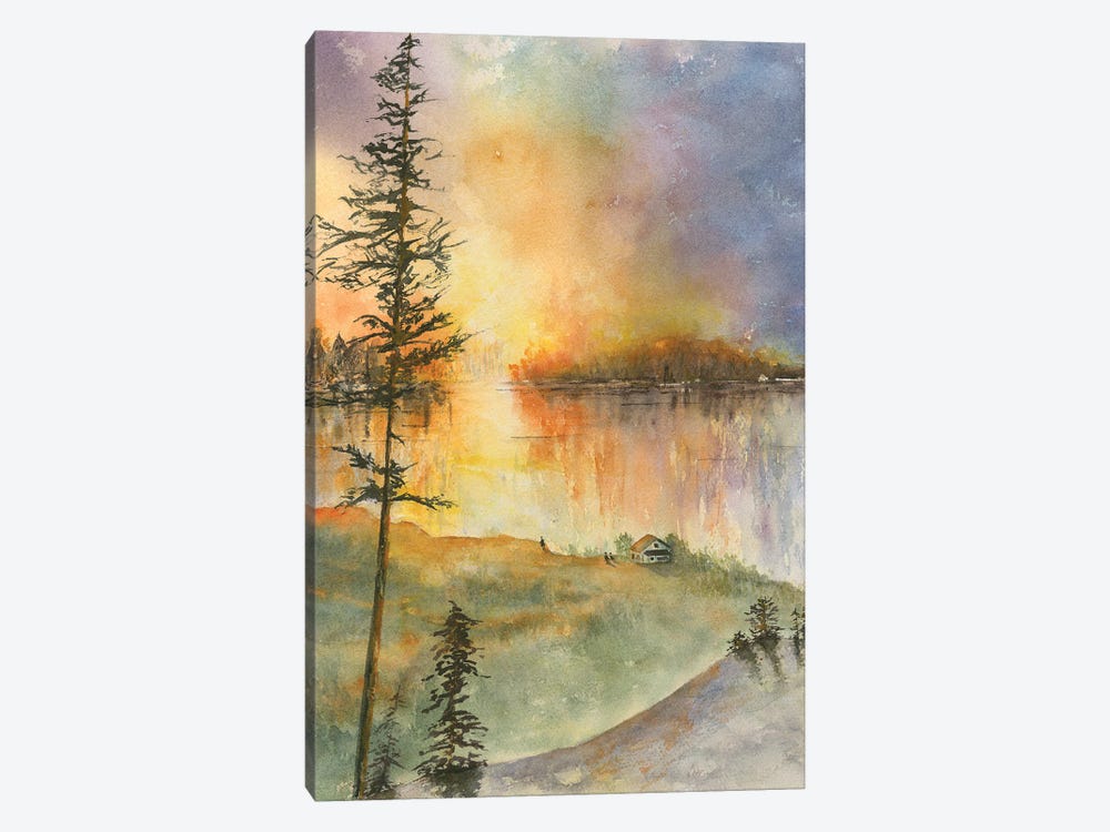 Turner Fire by Liz Covington 1-piece Canvas Print