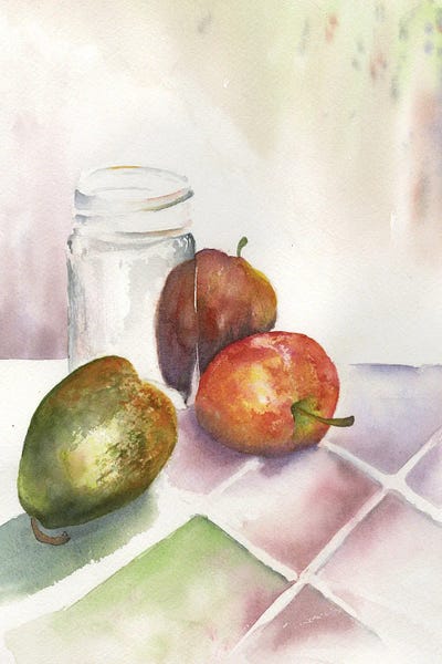 Liz Covington: Two Apples And A Pear by Liz Covington