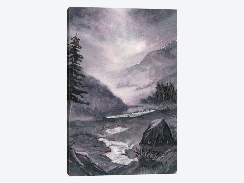 Valley Sunset II by Liz Covington 1-piece Canvas Art Print