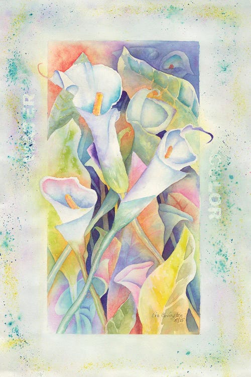 Watercolor Callas