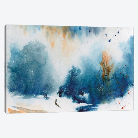 Winter Stroll Canvas Print #LCV280} by Liz Covington Canvas Art Print