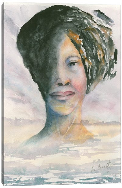 Today's Woman, Into The Light Canvas Art Print - Black History Month