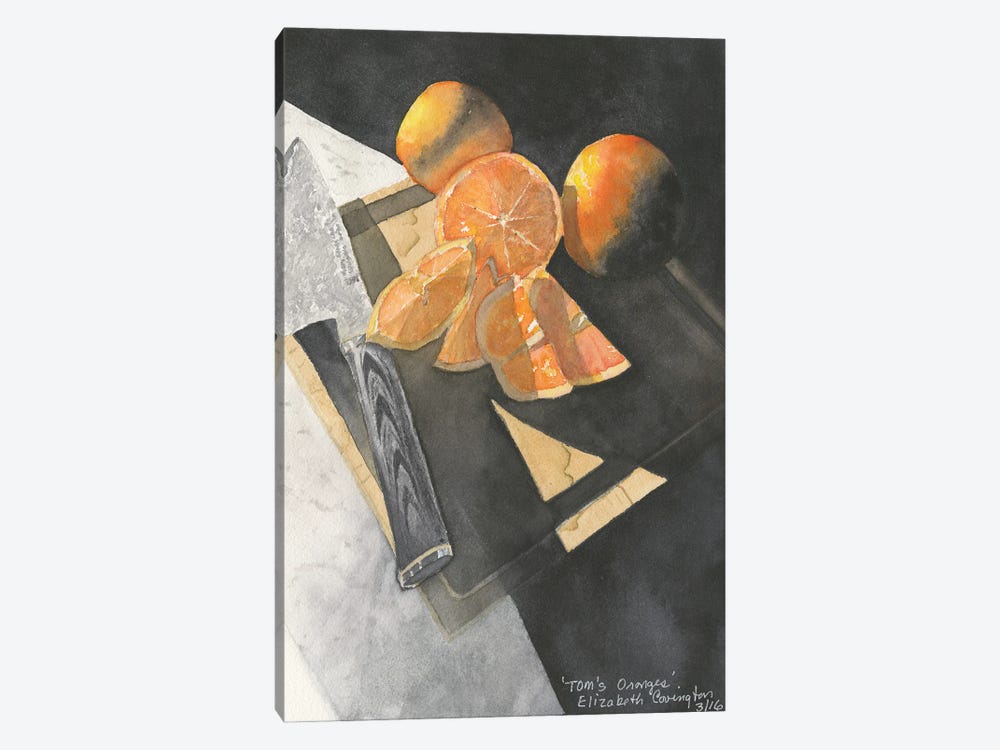 Tom's Oranges by Liz Covington 1-piece Canvas Art Print