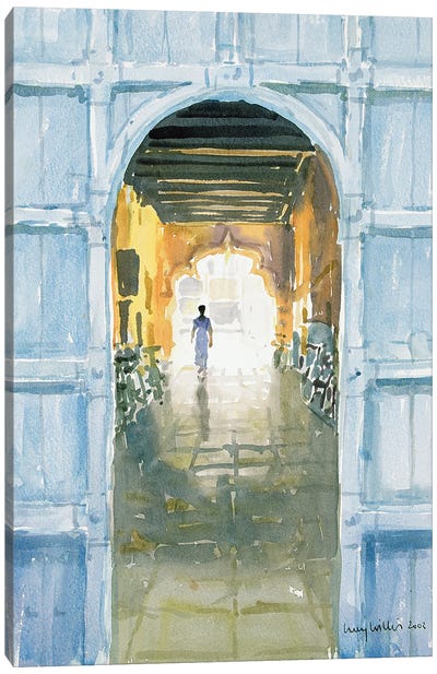 Walking Towards The Light, Cochin, 2002 Canvas Art Print