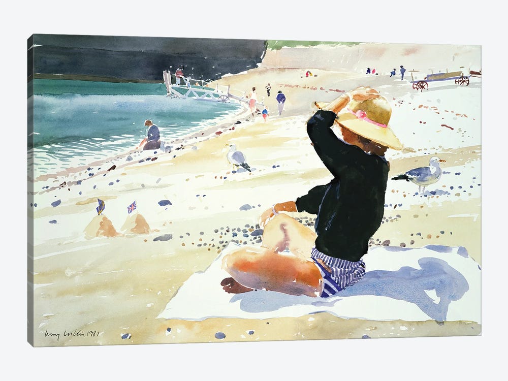 Black Jumper by Lucy Willis 1-piece Canvas Artwork