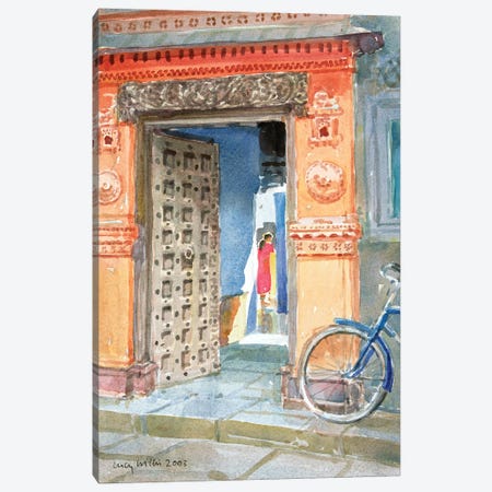 In The Old Town, Bhuj, 2003 Canvas Print #LCW7} by Lucy Willis Art Print