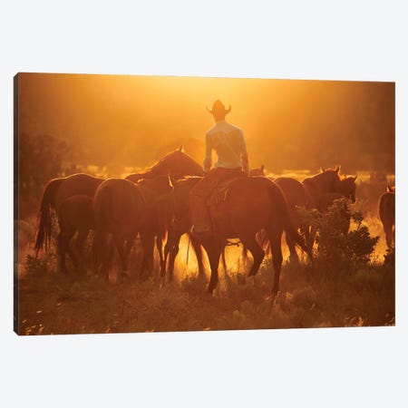 Movin’ Em Out Canvas Print #LDG21} by Lisa Dearing Canvas Art