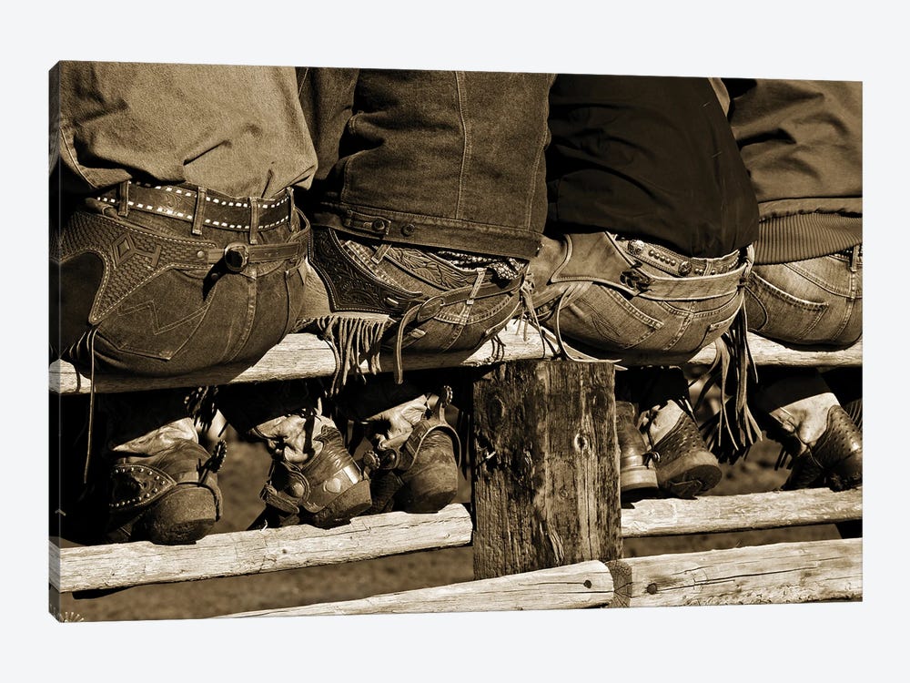 Wranglers by Lisa Dearing 1-piece Canvas Print