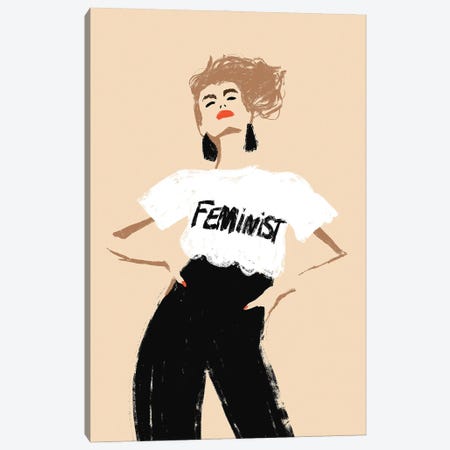 Feminist Canvas Print #LDJ71} by Ludivine Josephine Canvas Wall Art