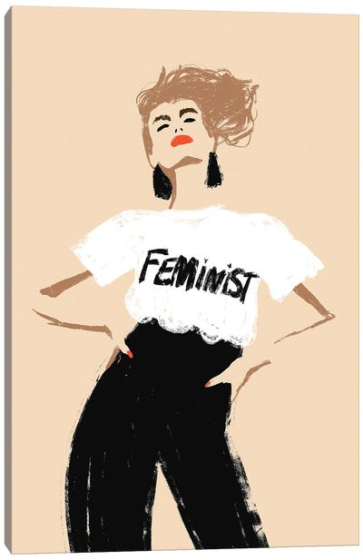 Feminist Canvas Art Print - Ludivine Josephine