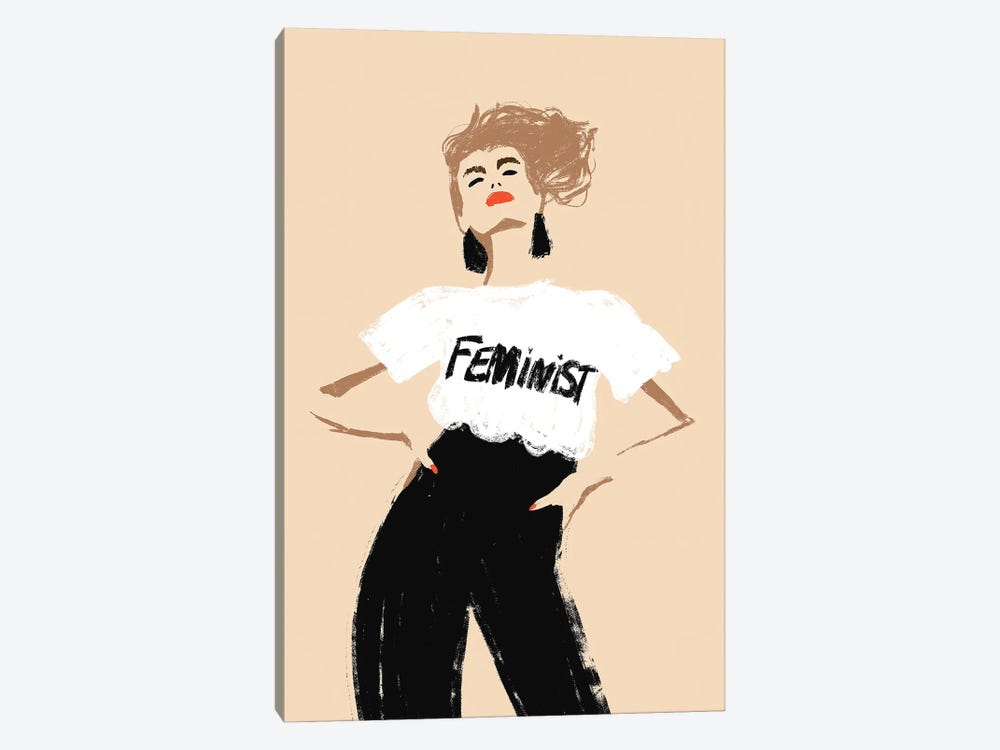 Feminist by Ludivine Josephine 1-piece Canvas Artwork