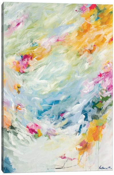 Imerssive Breeze Canvas Art Print - Colorful Abstracts