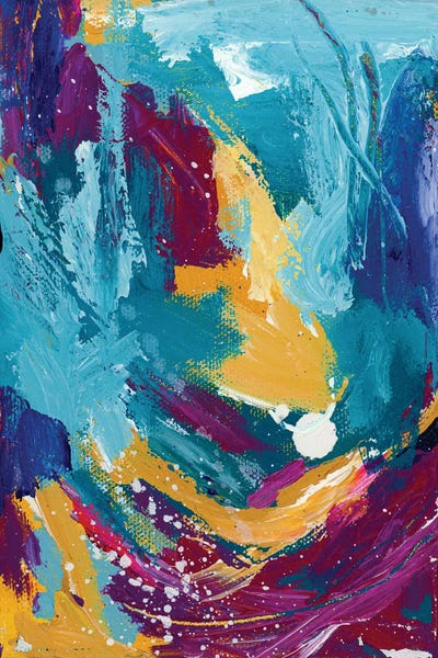 Topaz I by LaDara McKinnon metal wall art