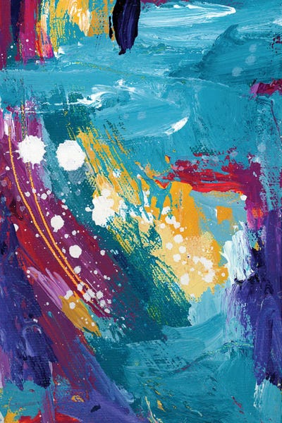 Topaz II by LaDara McKinnon metal wall art